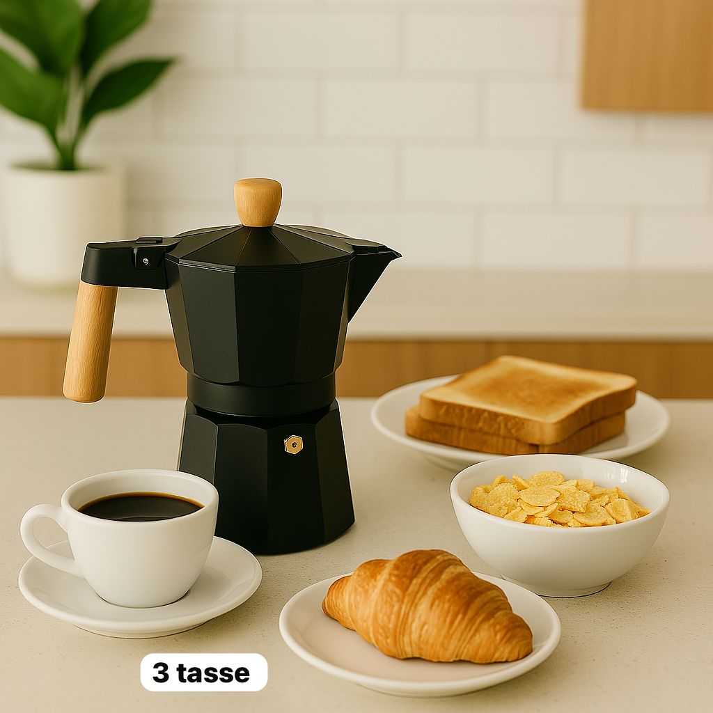 Cafetière expresse 3 Tasses en noir