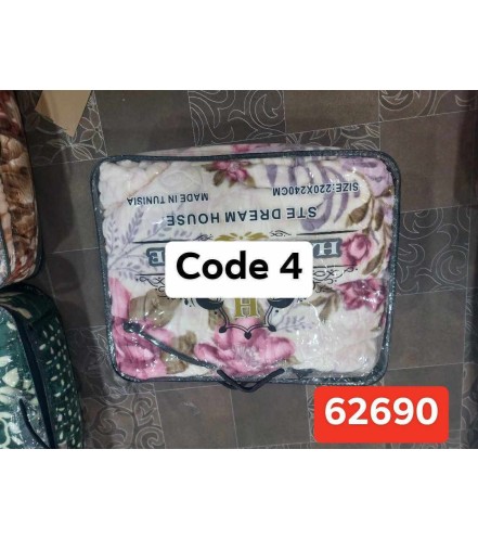 - couverture 2 places code 4