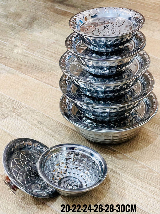 شقايل /série  12 pièces  inox