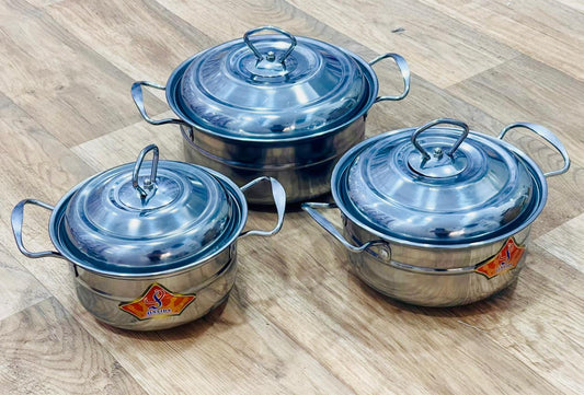 Série 3 Faitout  avec couvercle