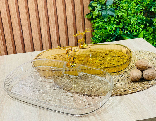 Série de 2 Plateaux