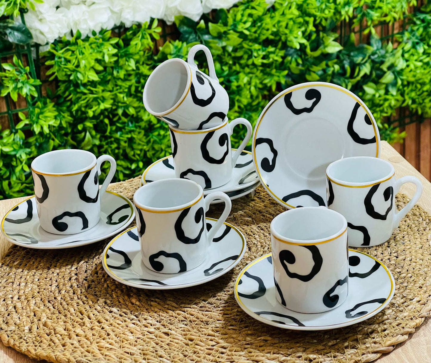 Service Café Noir zegzag