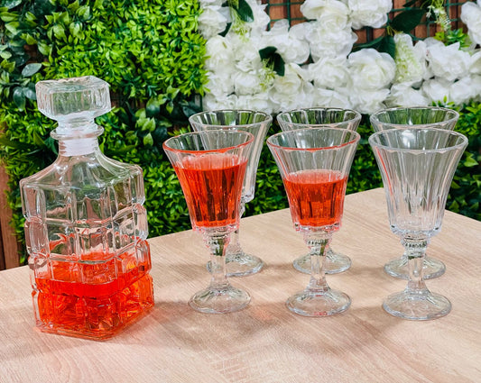 PACK carafe +6 coupes مجموعة كراف و اكواب