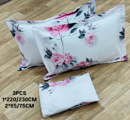 Drap 2 places 230*220cm/55*75cm ملحفة و قشور مخادد