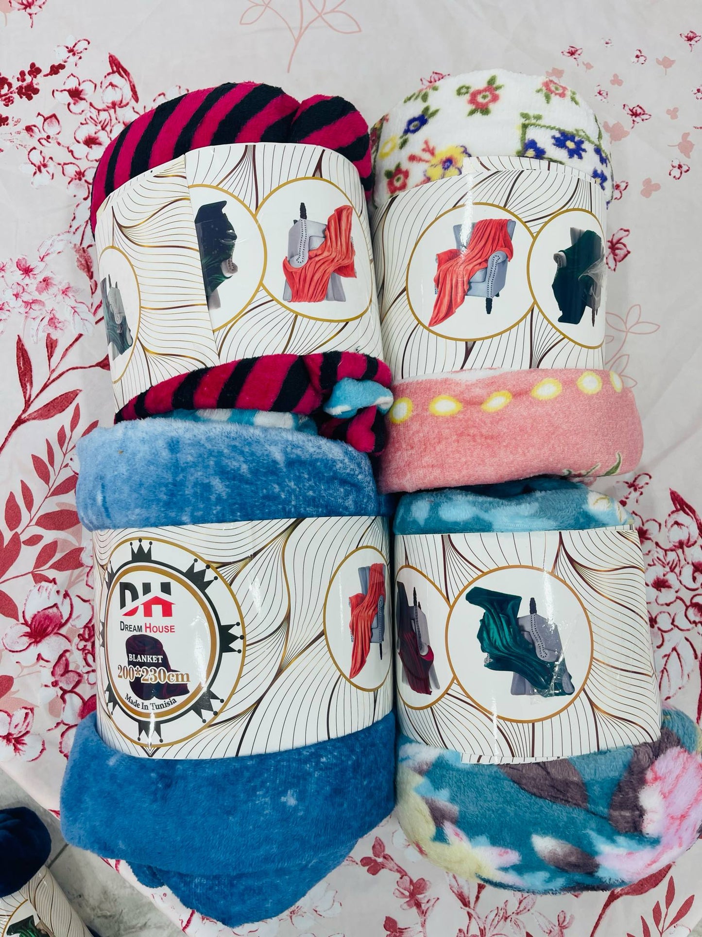 Pack 4 دفايات مزينين
