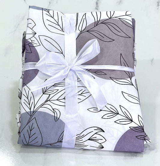 Drap 2 places 220*230/55*75cm ملحفة و قشور مخادد