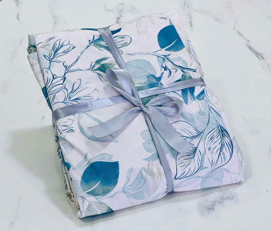 Drap 2 places 220*230/55*75cm ملحفة و قشور مخادد