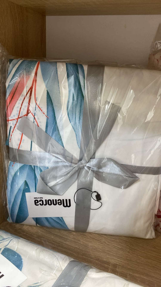 Drap 2 places 220*230/55*75cm ملحفة و قشور مخادد