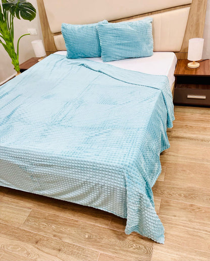 Drap2 places + 2 coussin دفايا