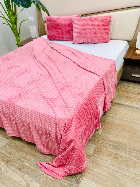 Drap2 places + 2 coussin دفايا