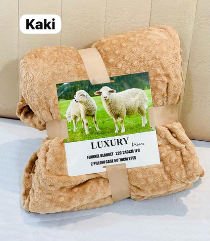 Drap2 places + 2 coussin دفايا