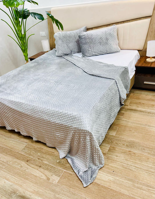 Drap2 places + 2 coussin دفايا