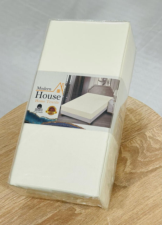 Housse 2 places en blanc