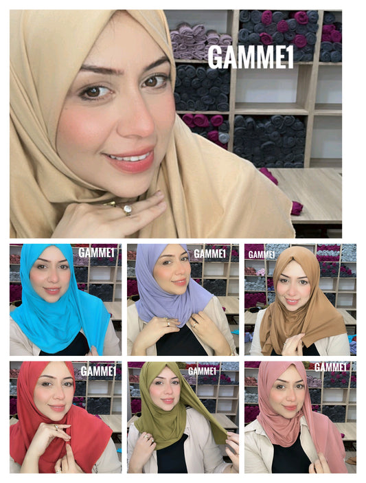 Foulard Hijab Gamme 1 /1.50/0.50cm