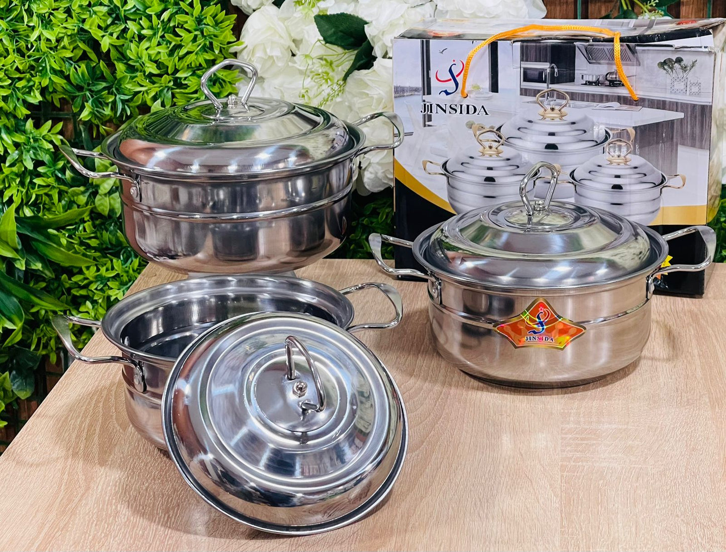 Série 3 Faitout  avec couvercle