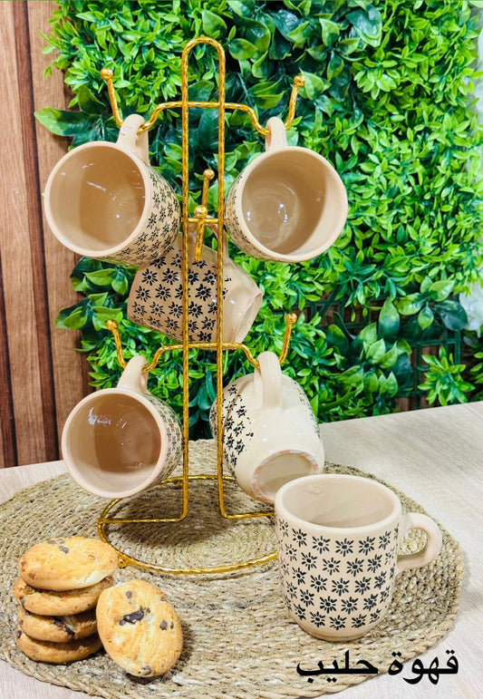 PACK  6 tasse + support