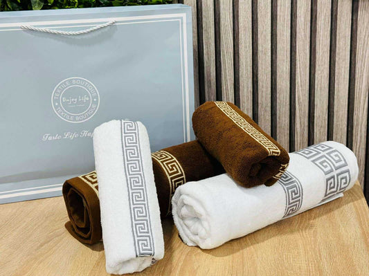 Serviettes 4 pièces مناشف