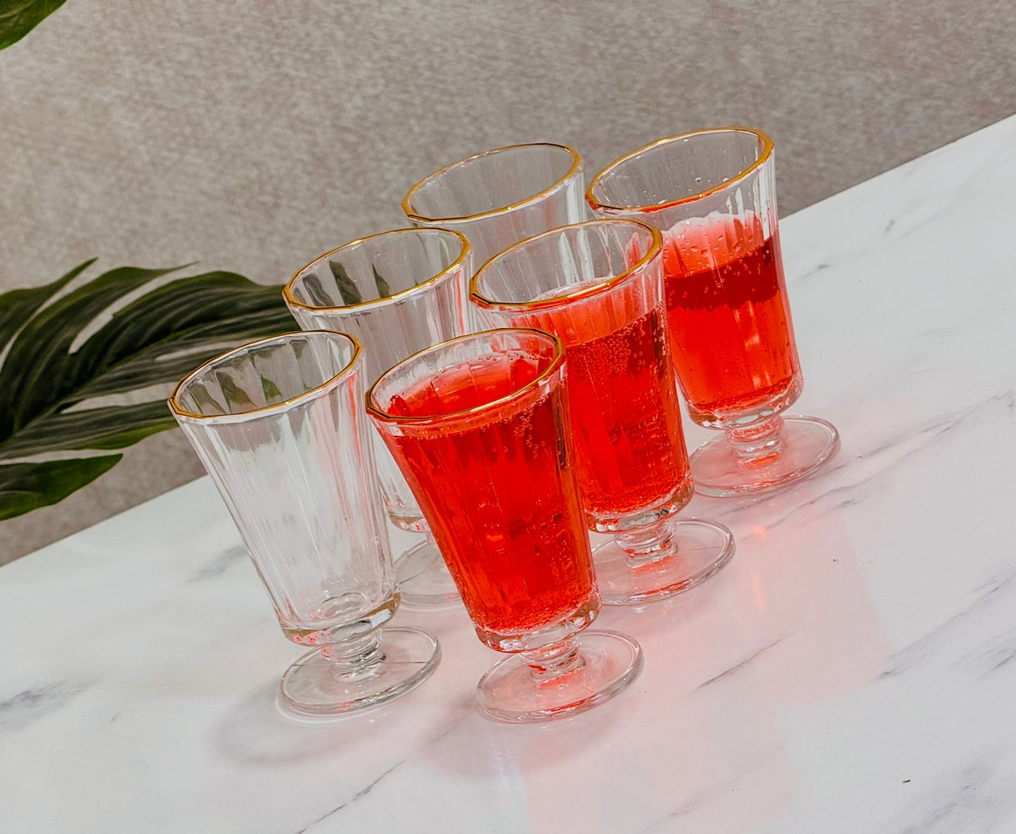 Coupe à Jus en Verre 6 pièces