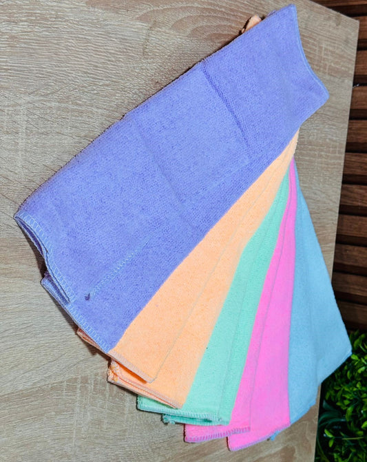 Lavette Torchon de cuisine en microfibre 5  pièces