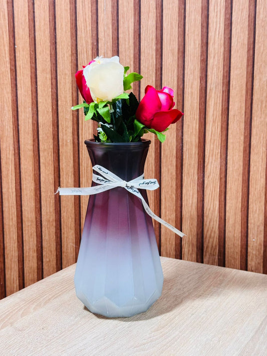 Lot de 2 Vase en verre