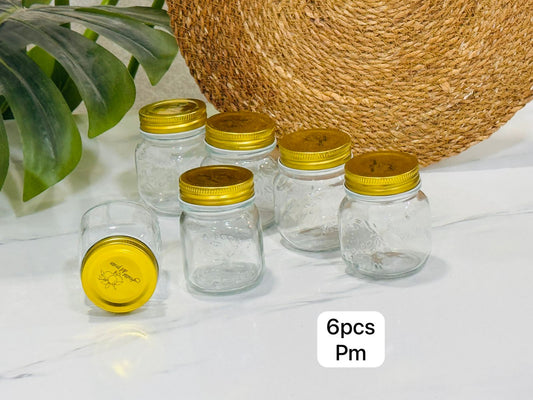 6 Boîtes a Épice en Verre PM