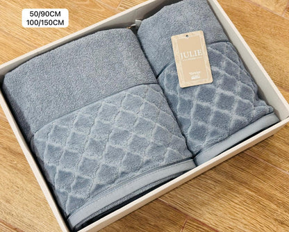 Lot de 2 Serviettes de bain