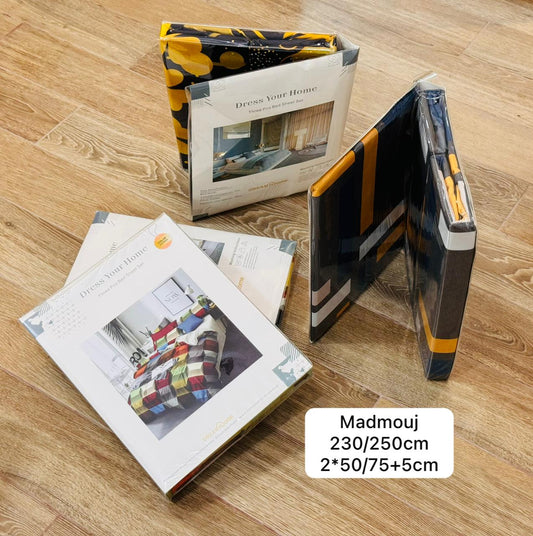 Drap housse 2 places مدموجين