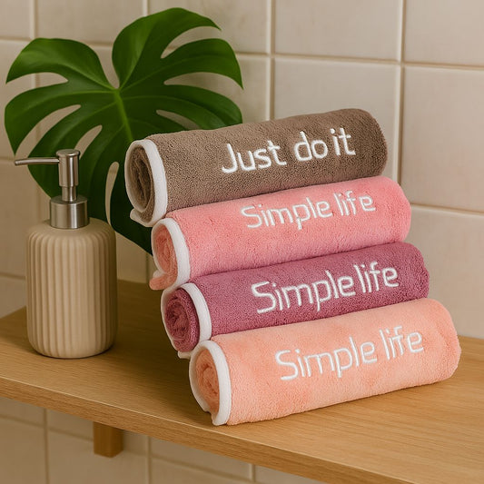 Lavette Torchon de cuisine en microfibre 2 pièces