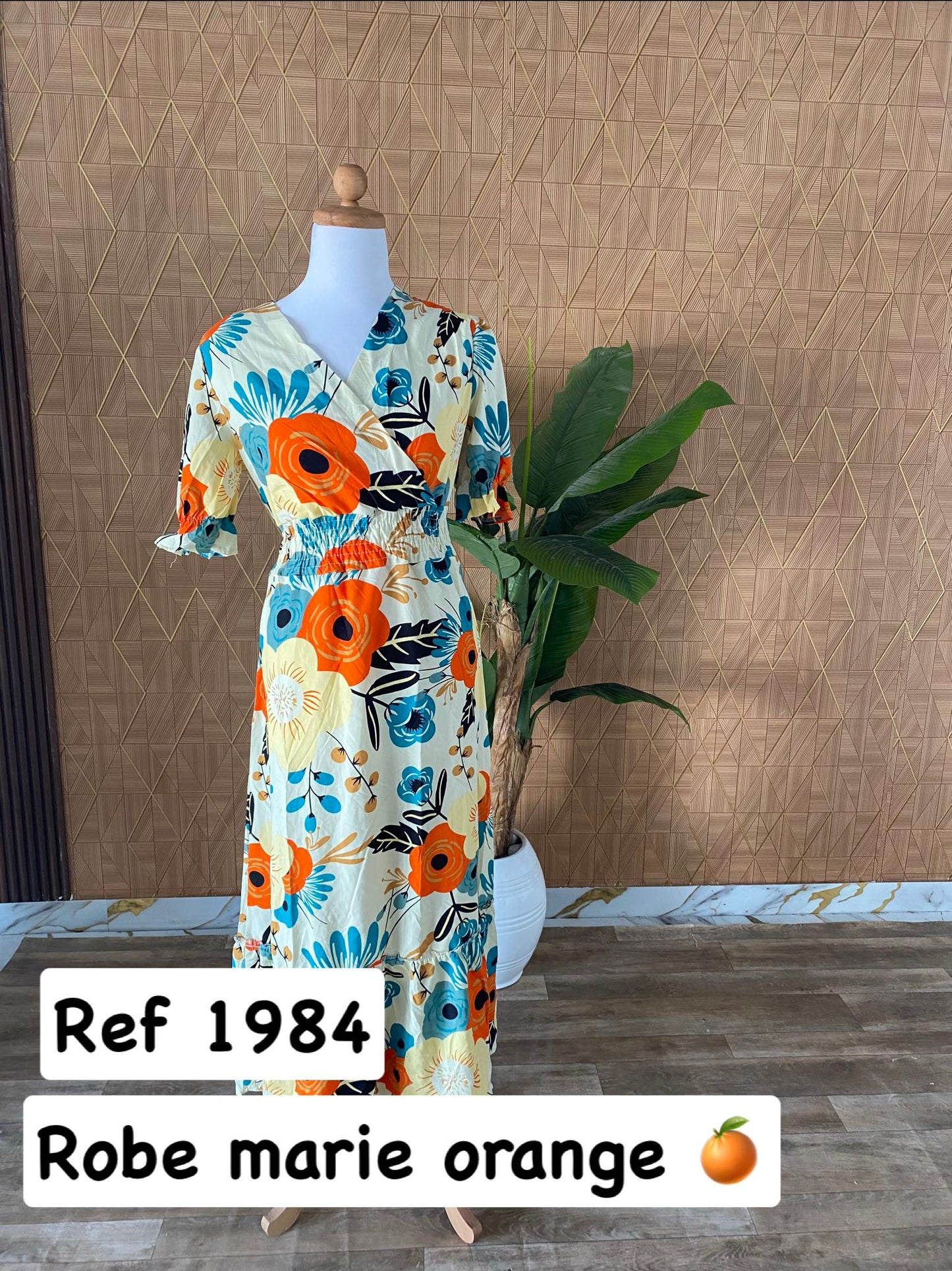 Robe Maria fleurie