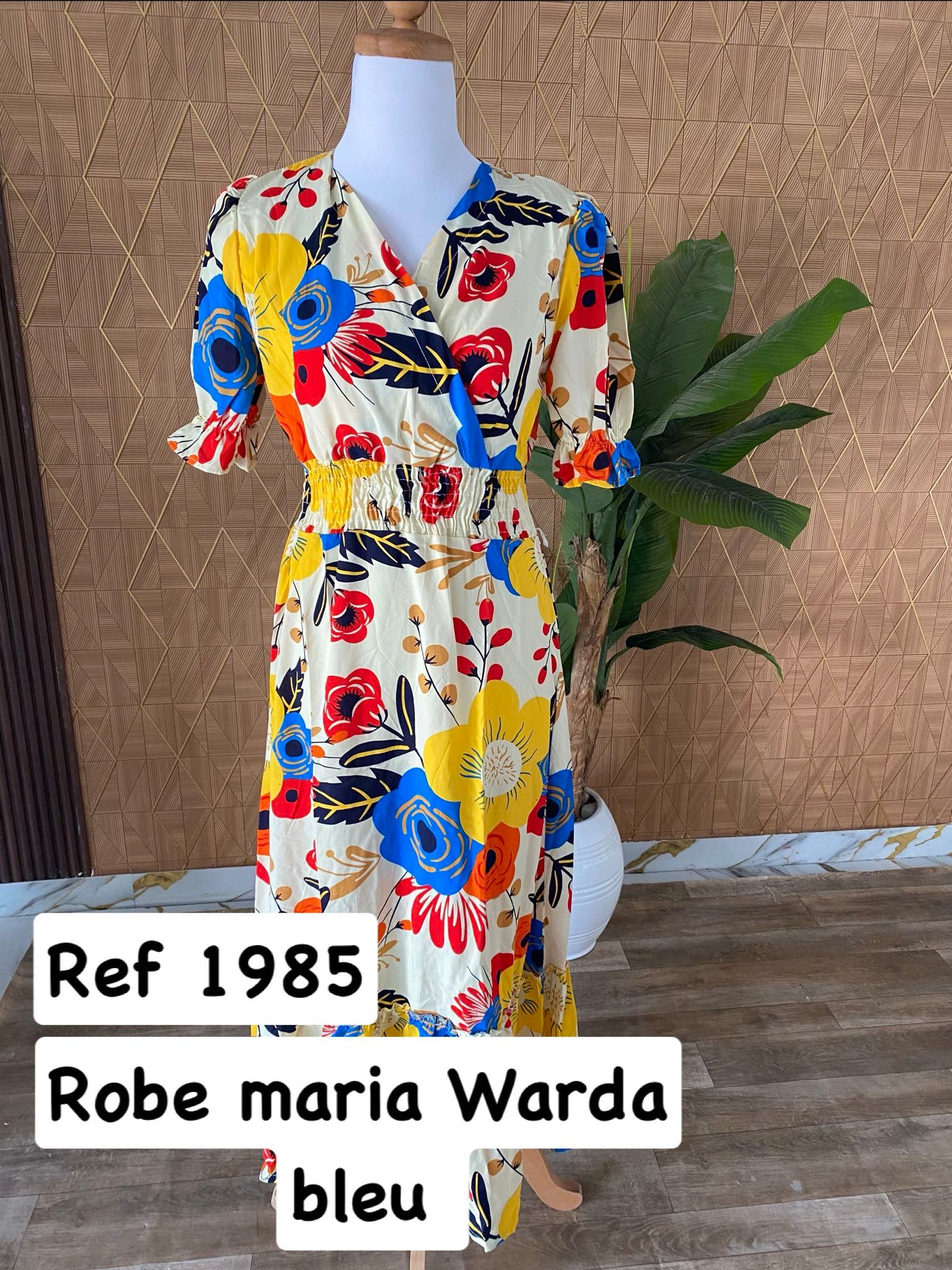 Robe Maria fleurie