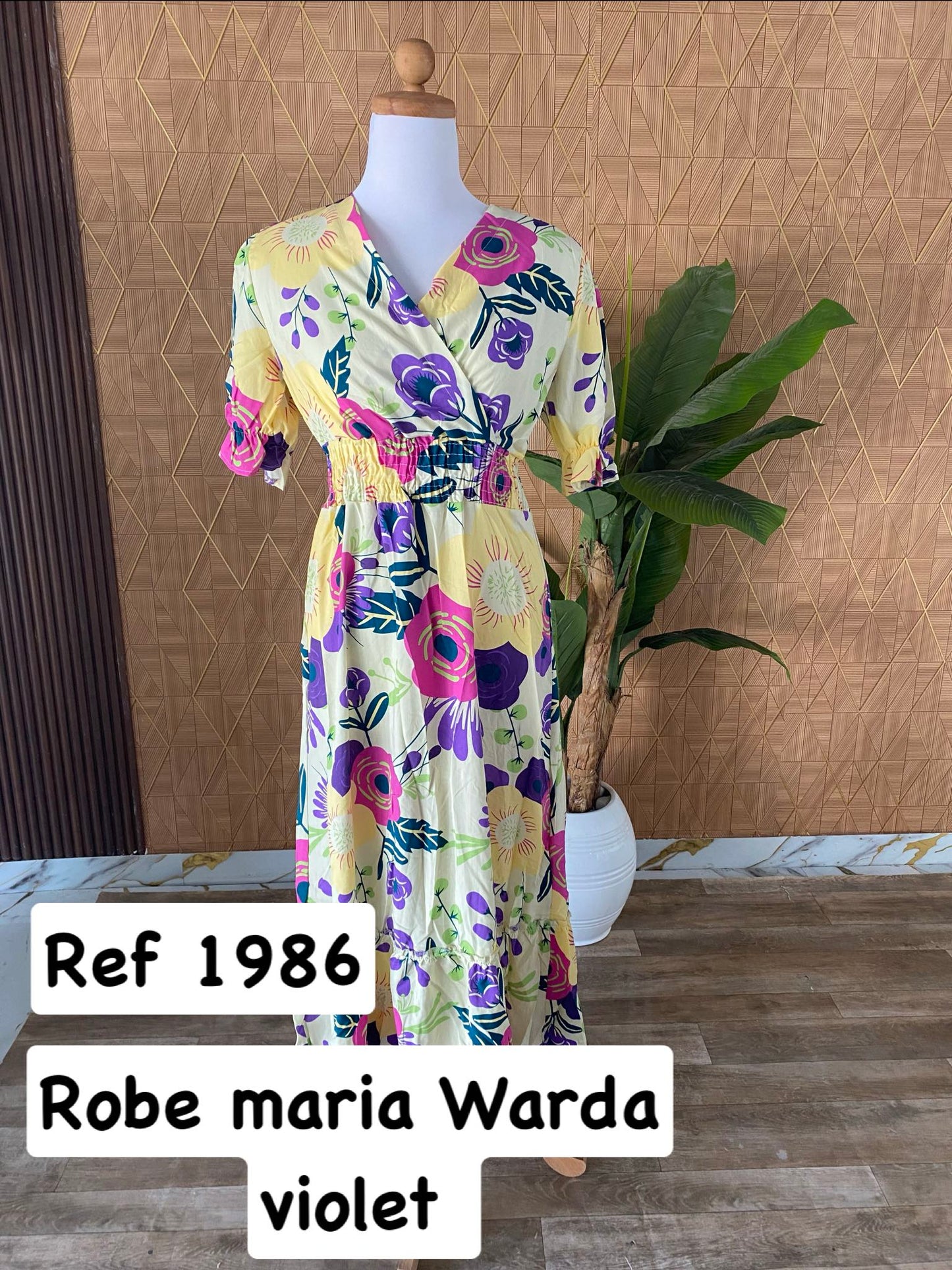Robe Maria fleurie
