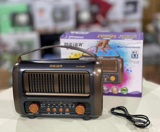 Radio FM BluRadio FM Bluetooth Rechargeable MEIER