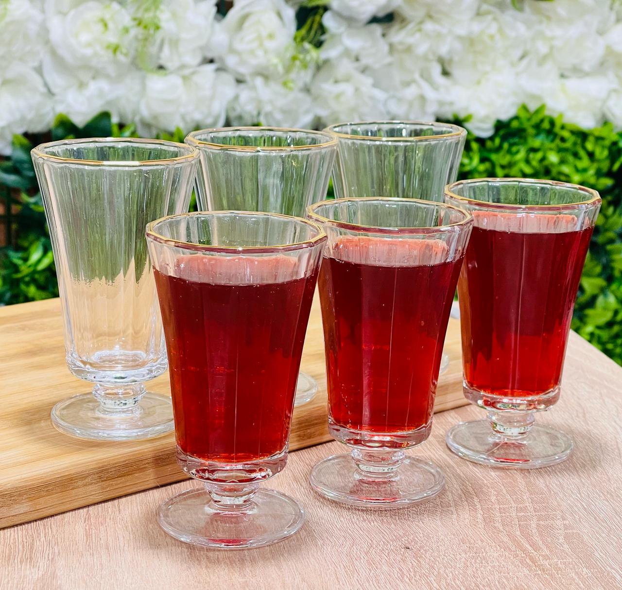 Coupe à Jus en Verre 6 pièces