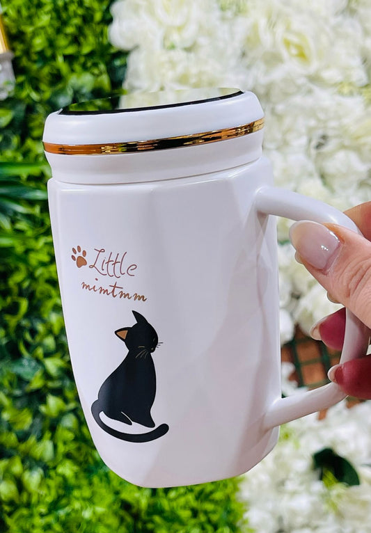 Mug avec couvercle CAT كاس بالغطاء