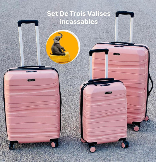 Série De 3 Valises Incassable