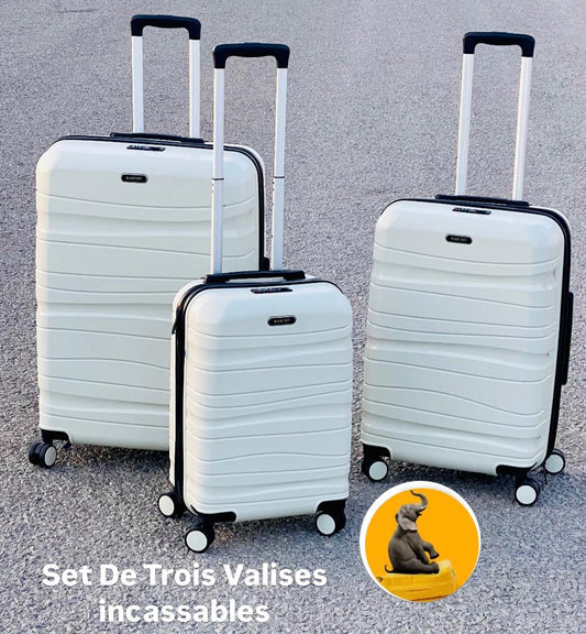 Série De 3 Valises Incassable