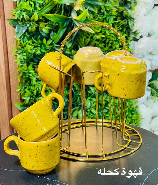 PACK 6 tasses + support PM كيسان الالوان مدموجة