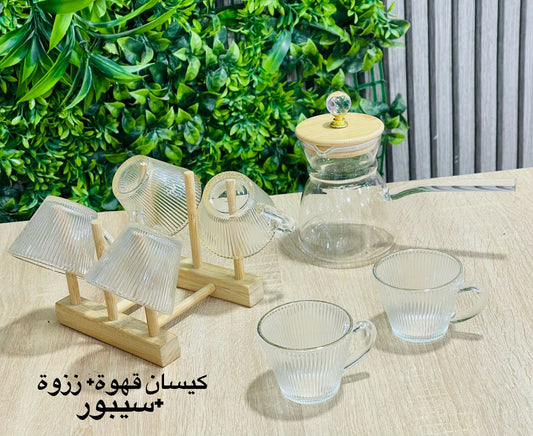 Pack 6 tasses +ززوة + support