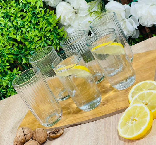 Service à eau  en verre كيسان ماء