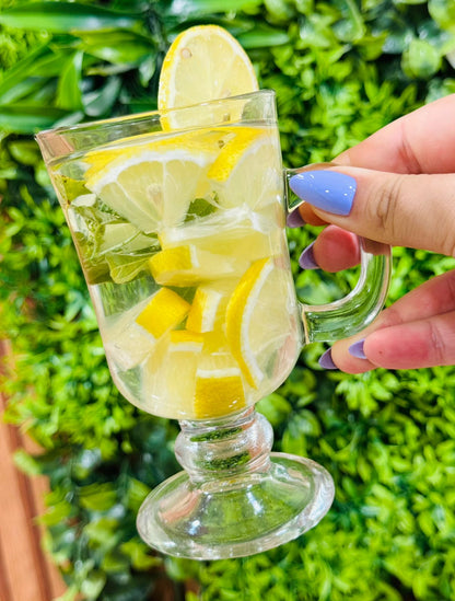 Coupe en Verre  اكواب  بلورية (3 pièces)