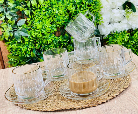 Service à café en verre كيسان بلار