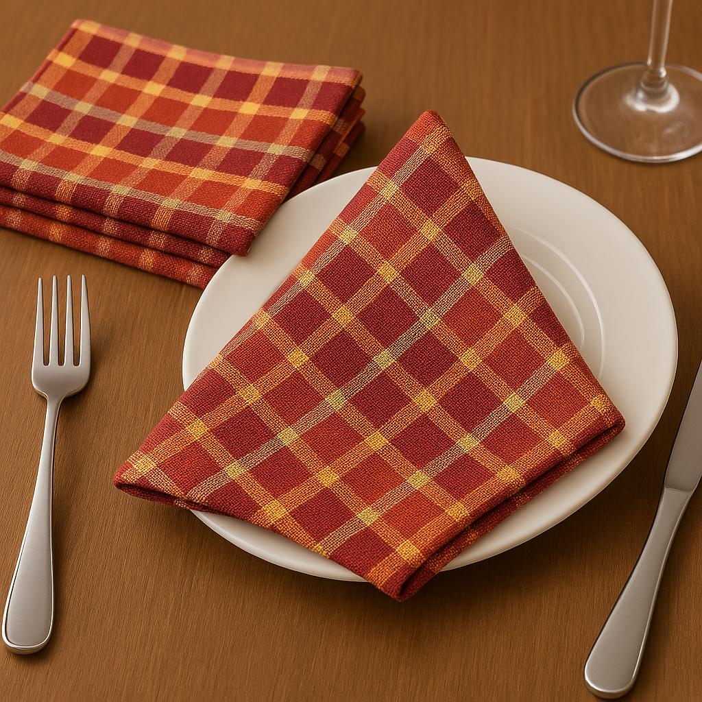 série 6 Serviette de cuisine / à table مدموجين