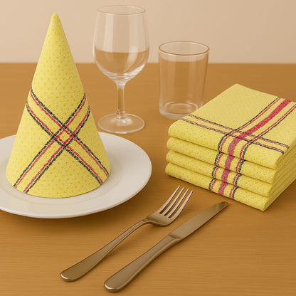 Série 6 Serviettes de cuisine / à table مدموجين