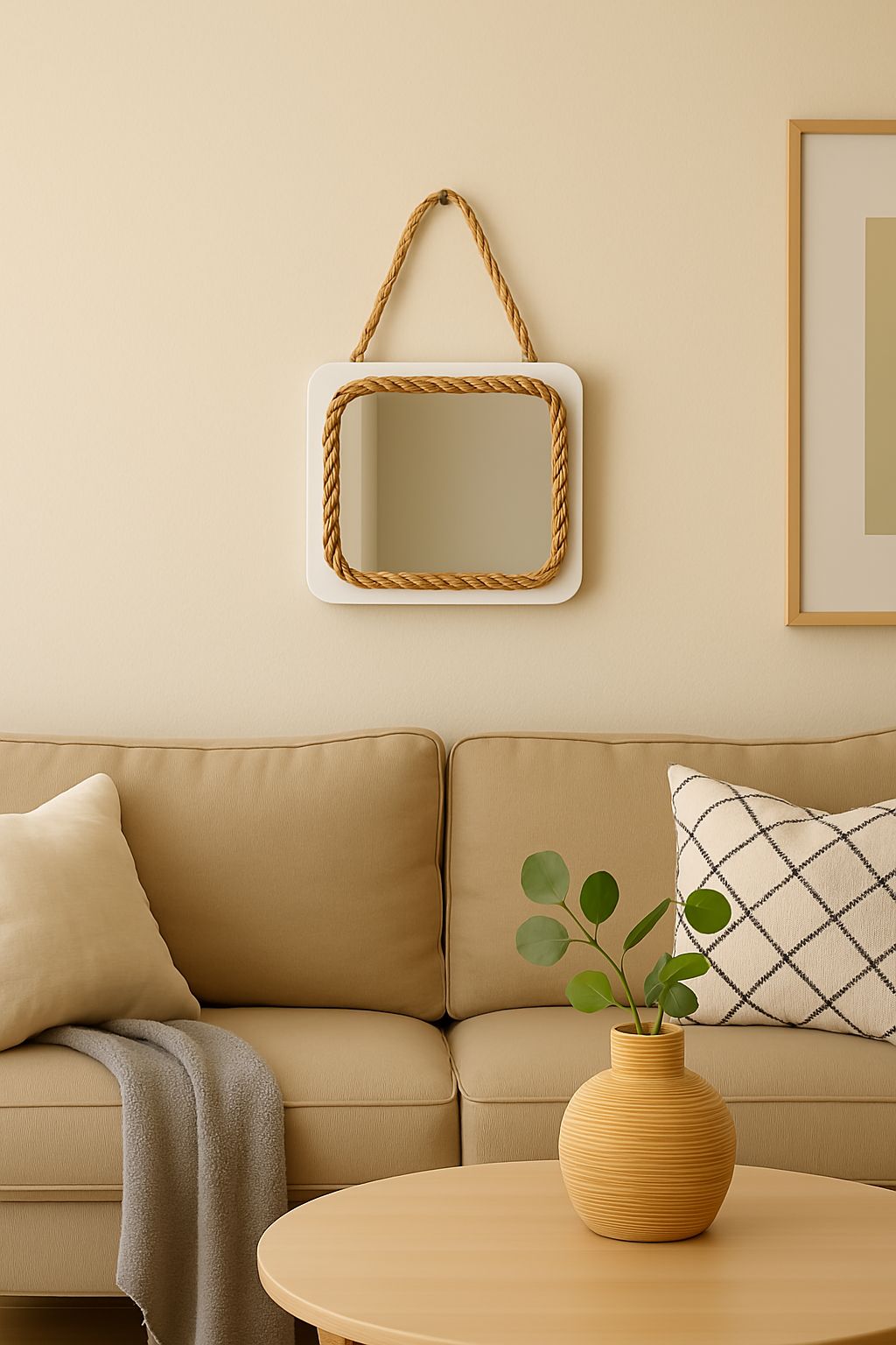 mini Miroir carrée 19.5cm
