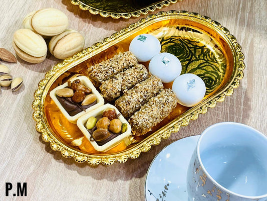 Plateau pm نقشة مدموجة " طبق"