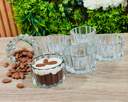 6 bols en verre صحافي