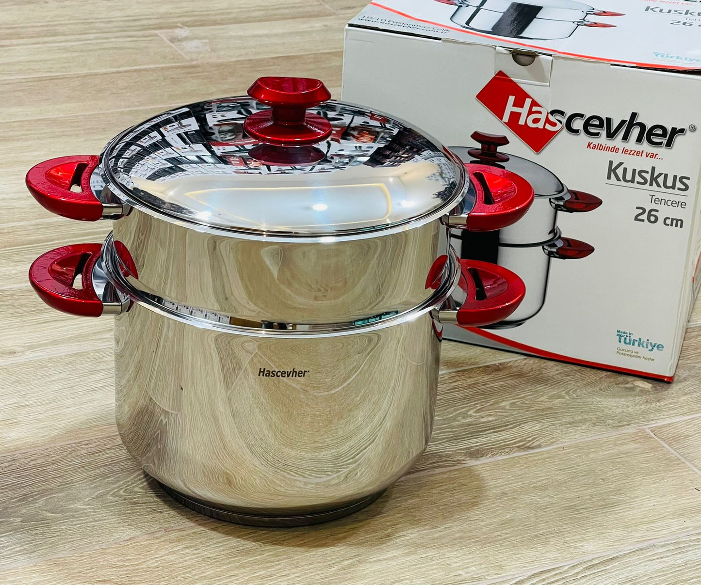 Couscoussier 10 L Hascevher  26 cm مقفول