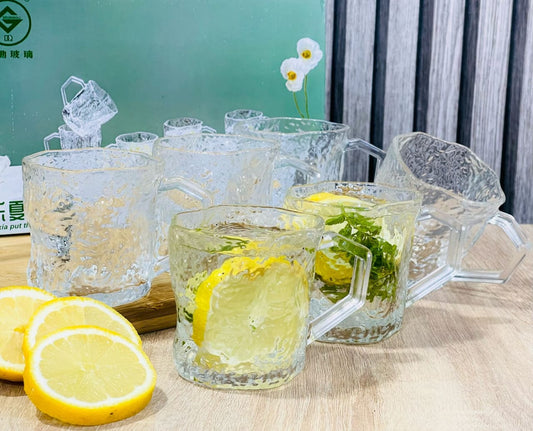 Service à eau 6 Pièces en Verre