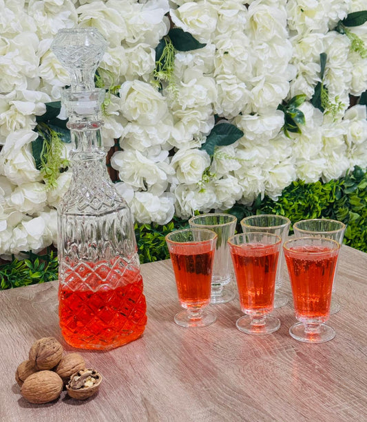 Set de 6 verres à jus + carafe