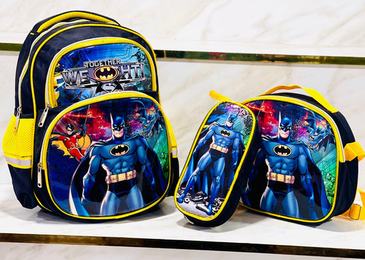 3 pièces Sac à dos bandoulière et trousse